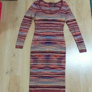 Moda International Multicolor Sweater Dress